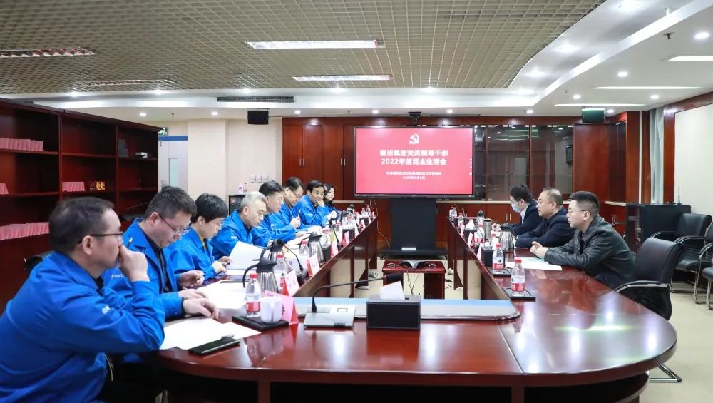【集团资讯】william威廉中文官网集团党委召开2022年度党员领导干部民主生活会